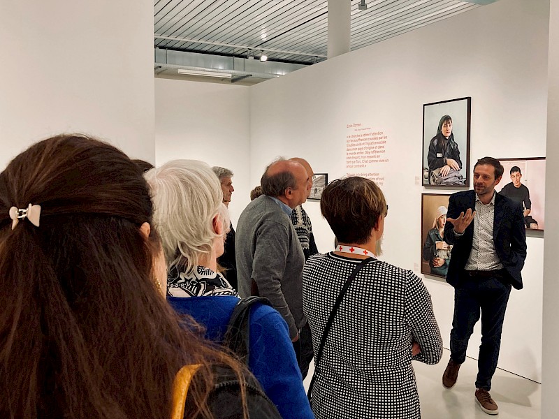 Präsentation der temporären Ausstellung von Pascal Hufschmid